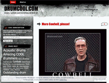 Tablet Screenshot of drumcool.com